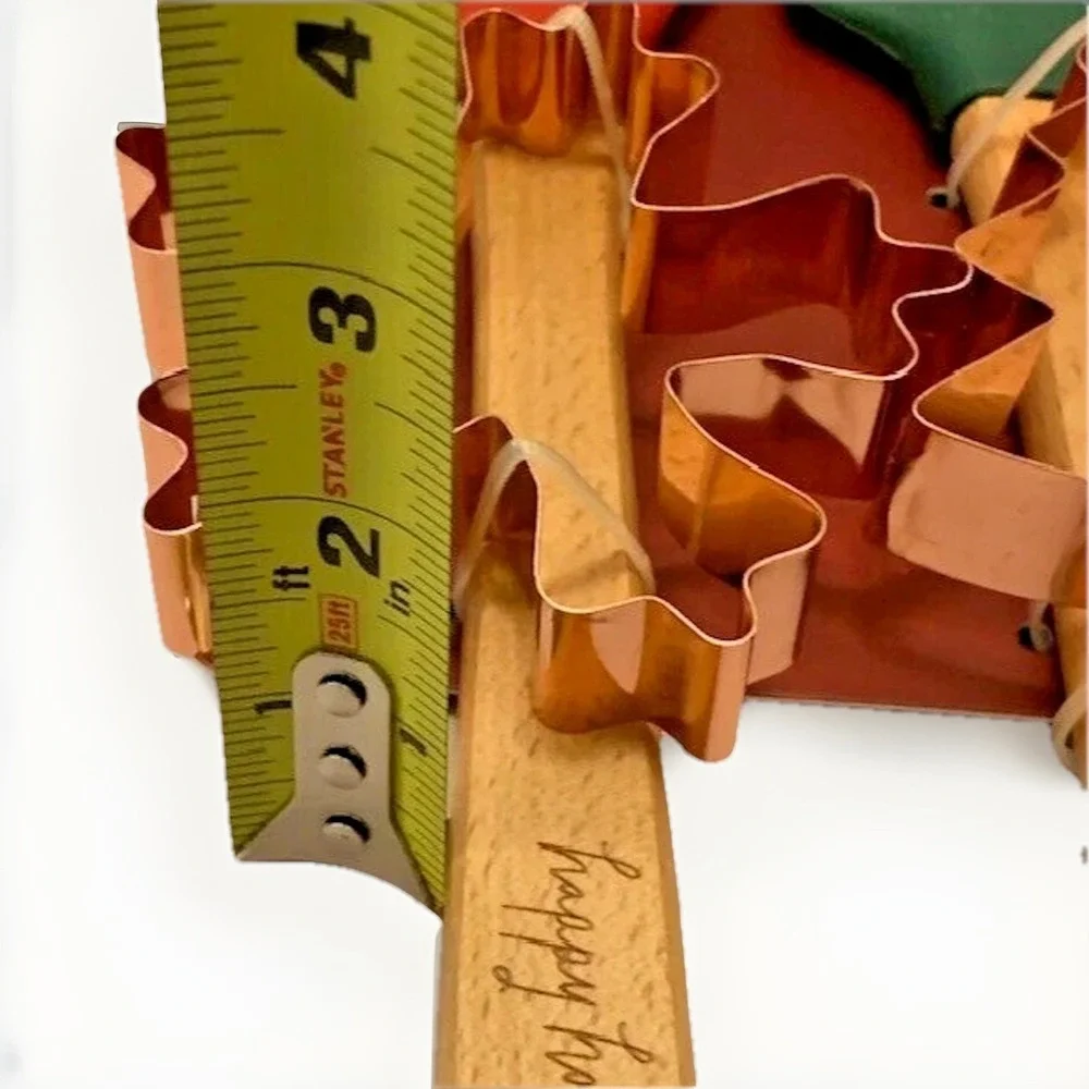 Christmas Cookies Holiday Bake Party Spatula Cookie Cutter Set Snowflake Tree